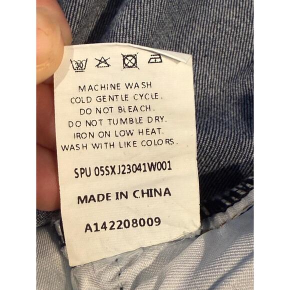 Bloomchic Denim Dark Wash Shorts Womens Size‎ US 24 - Picture 6 of 6